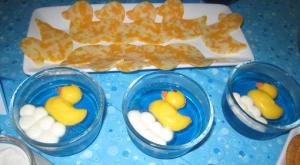 Cheese and Quackers and Ducks on Jello water